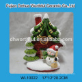 Best selling ceramic christmas hanging ornaments with santa design